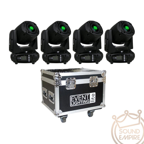 Event Lighting LM75 Spot Moving Heads (Pack of 4)